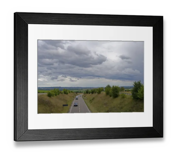 Framed Print : Thundery mood near Wittighausen Framed Print : Thundery mood near Wittighausen