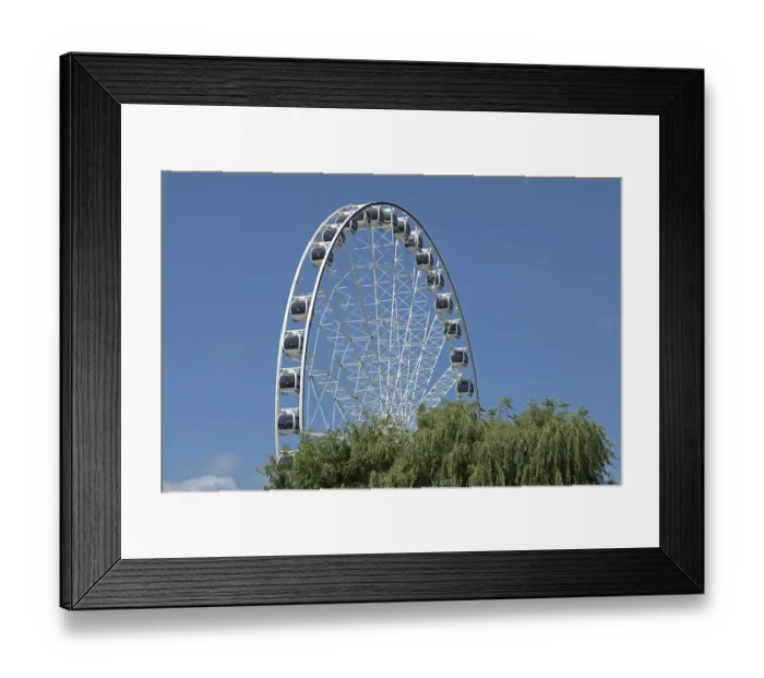Framed Print : Ferris wheel, Warnemunde, Rostock