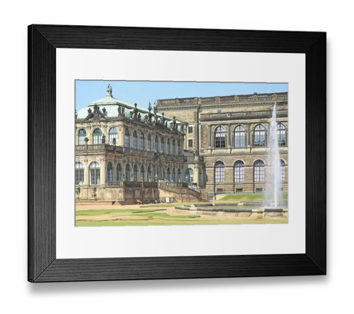 Framed Print : Partial view, Building, Dresden Zwinger Framed Print : Partial view, Building, Dresden Zwinger