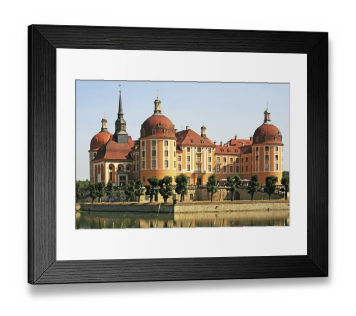 Framed Print : Moritzburg Castle, picturesque