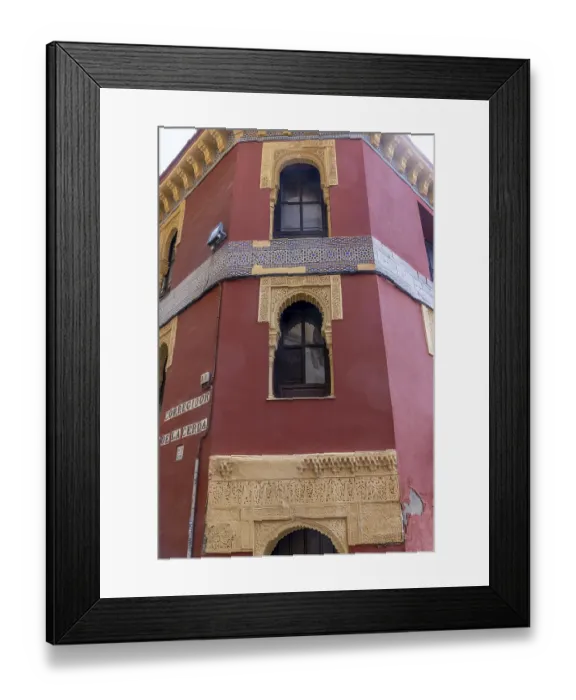 Framed Print : Window from the era of Moorish Spain in Calle C