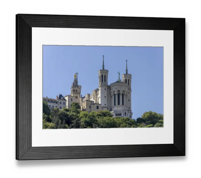 Framed Print : Basilique Notre-Dame de Fourviere (Notre-Dame de Fourviere) Framed Print : Basilique Notre-Dame de Fourviere (Notre-Dame de Fourviere)