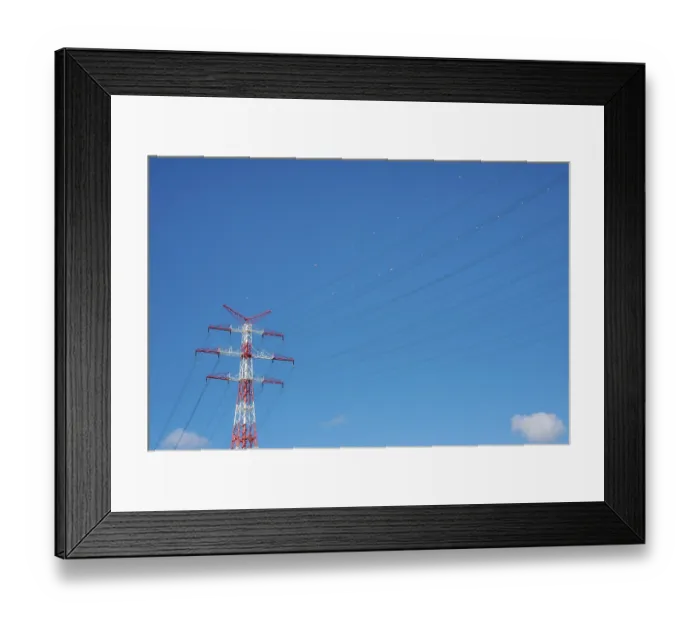 Framed Print : An extremely high electricity electricity electricity pylon Framed Print : An extremely high electricity electricity electricity pylon