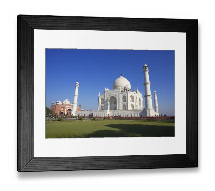 Framed Print : Taj Mahal or Taj Mahal, mausoleum Framed Print : Taj Mahal or Taj Mahal, mausoleum