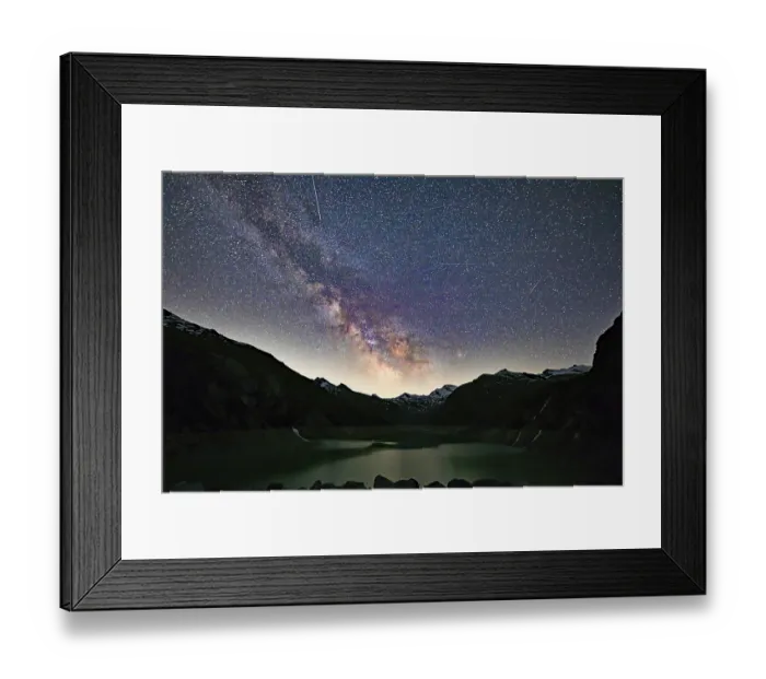 Framed Print : Magnificent Milky Way shines in the night sky