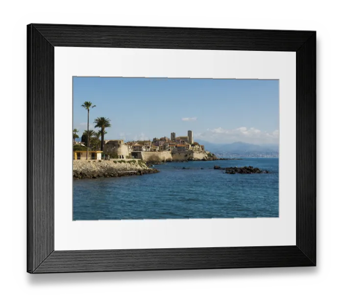 Framed Print : Picturesque town by the sea, Antibes Framed Print : Picturesque town by the sea, Antibes