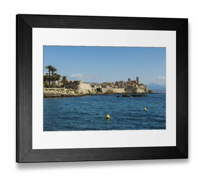 Framed Print : Picturesque town by the sea, Antibes Framed Print : Picturesque town by the sea, Antibes