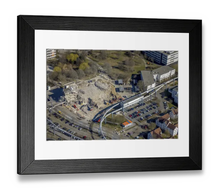 Framed Print : Aerial photo, TU Technical University Dortmund Framed Print : Aerial photo, TU Technical University Dortmund