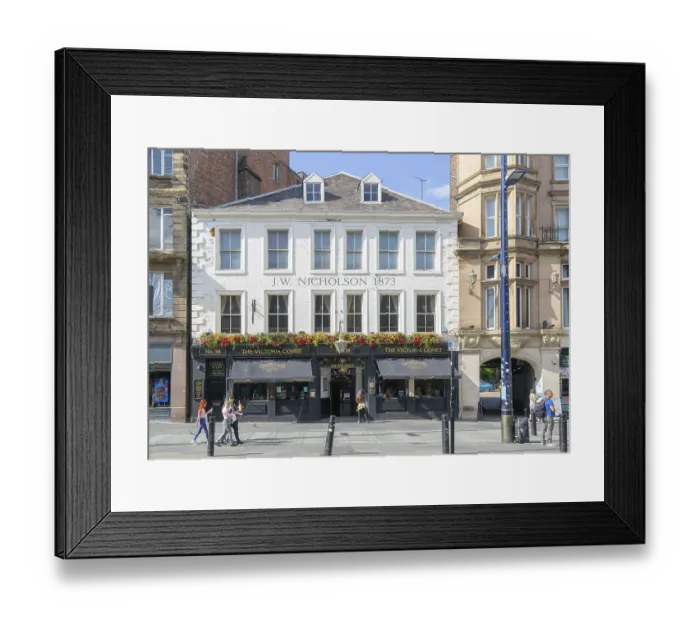 Framed Print : The Victoria Comet public house Nicholson's pub chain