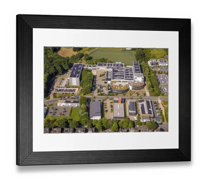 Framed Print : Aerial view, Friedrich Picard GmbH & Co Framed Print : Aerial view, Friedrich Picard GmbH & Co
