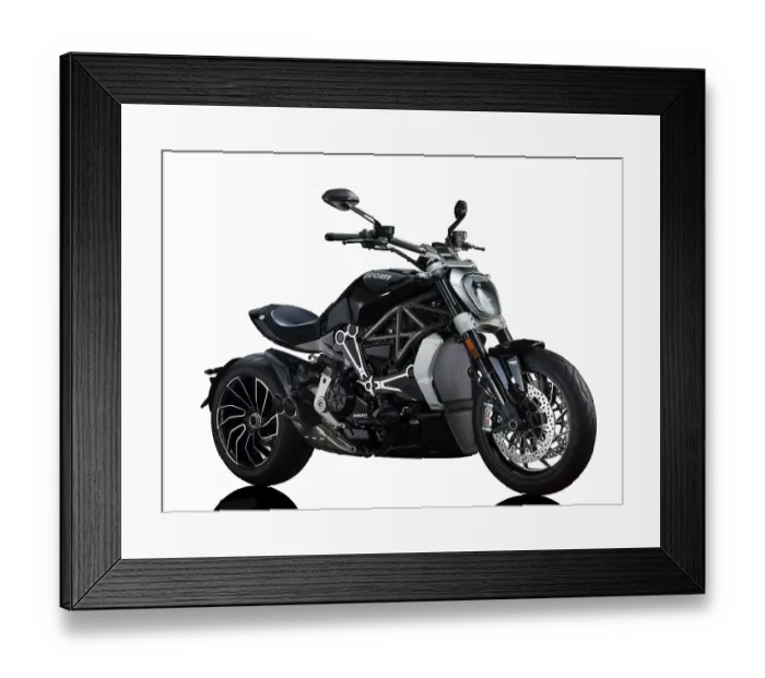 Framed Print : Ducati X Diavels 2019