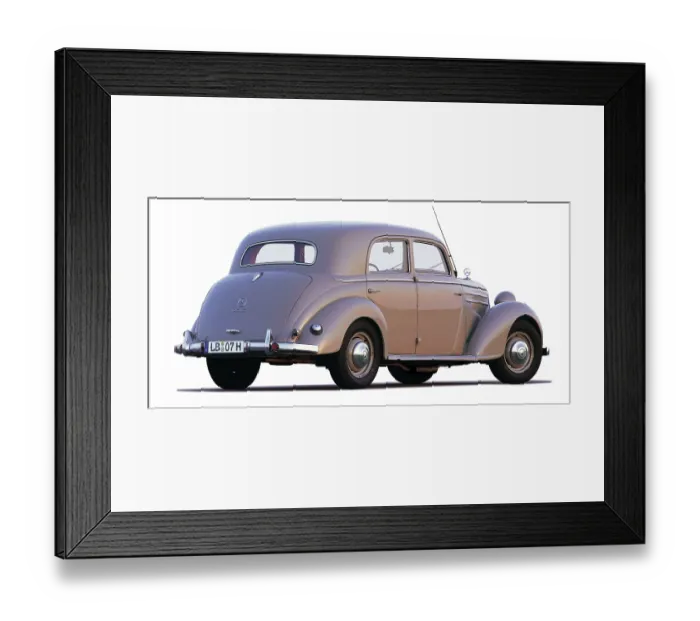 Framed Print : Mercedes 170d