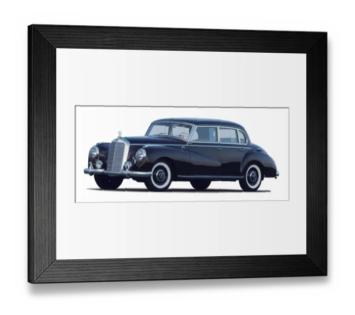 Framed Print : Mercedes 300 Adenauer Framed Print : Mercedes 300 Adenauer