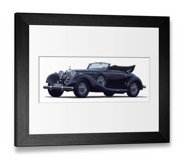 Framed Print : Mercedes 500 K Cabriolet Framed Print : Mercedes 500 K Cabriolet