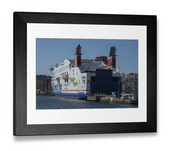 Framed Print : Stena Line ferry at Schwedenkai Framed Print : Stena Line ferry at Schwedenkai