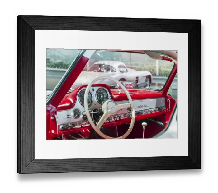 Framed Print : Mercedes-Benz 300 SL Roadster from 1962 Framed Print : Mercedes-Benz 300 SL Roadster from 1962