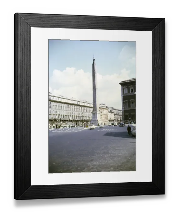 Framed Print : Egyptian Lateran obelisk monument in Piazza San Giovanni in Laterano