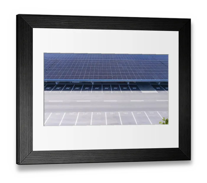 Framed Print : Largest charging park in the world at Merklingen Swabian Alb railway station Framed Print : Largest charging park in the world at Merklingen Swabian Alb railway station