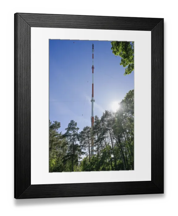 Framed Print : Scholzplatz transmitter, HeerstraBe