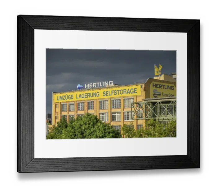 Framed Print : Hertling Removals and Storage, Sophie-Charlotte-StraBe