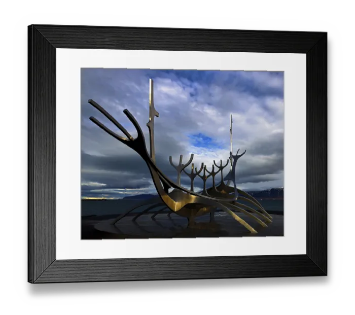 Framed Print : Reykjavik, Iceland, capital city Framed Print : Reykjavik, Iceland, capital city