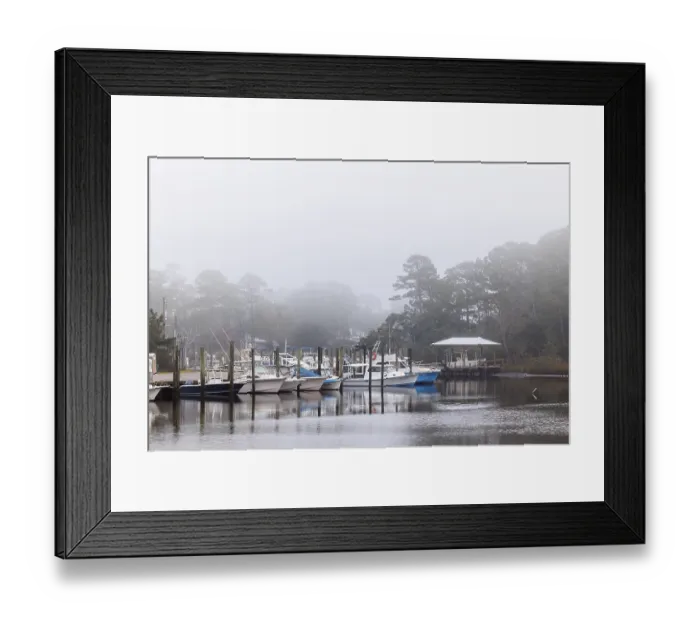 Framed Print : Private fishing boats in the harbor at Ocean Springs Framed Print : Private fishing boats in the harbor at Ocean Springs