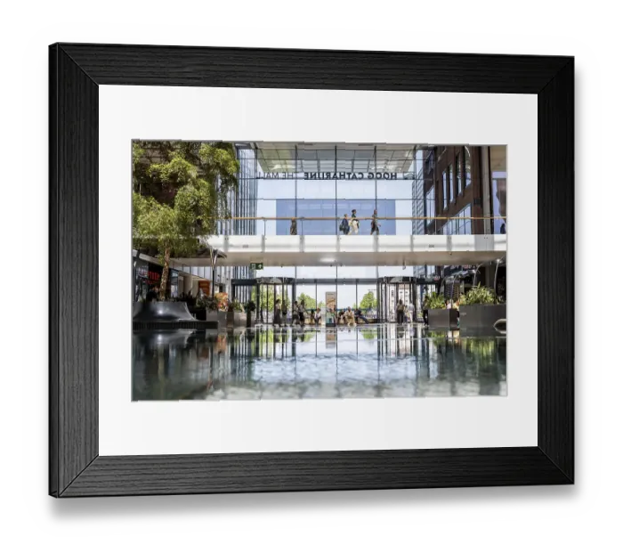 Framed Print : The Hoog Catharijne shopping centre Framed Print : The Hoog Catharijne shopping centre