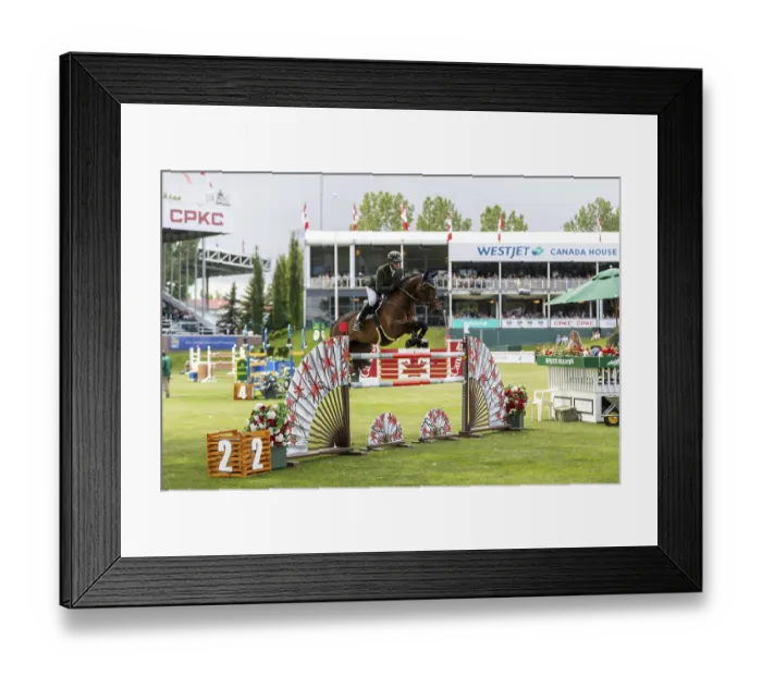 Framed Print : Daniel Coyle of Ireland and riding Legacy