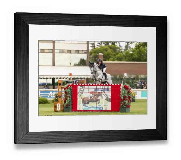 Framed Print : Matthew Sampson of Great Britain and riding Daniel Framed Print : Matthew Sampson of Great Britain and riding Daniel