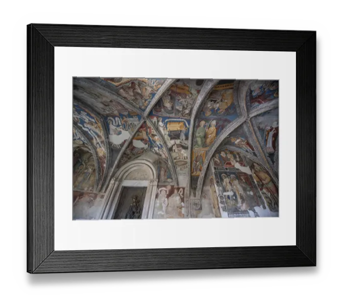 Framed Print : Cathedral cloister around 1370 Framed Print : Cathedral cloister around 1370