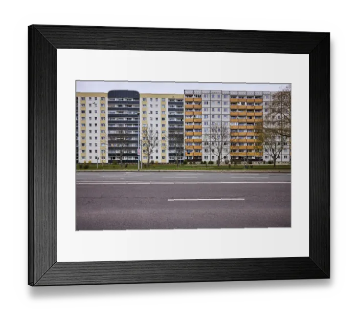 Framed Print : Residential building, high-rise buildings