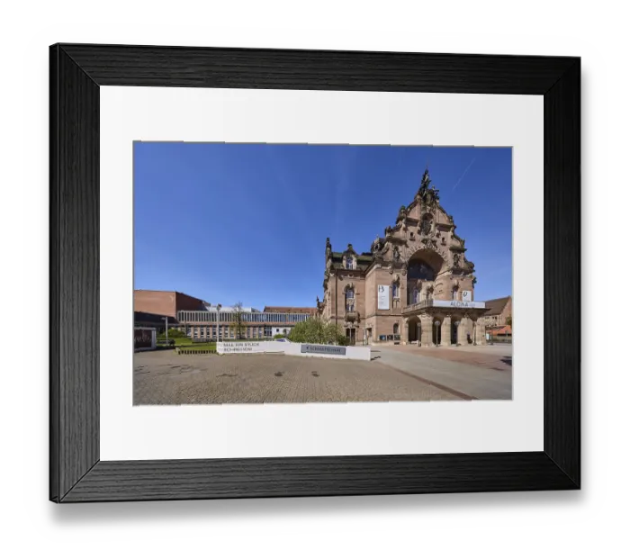 Framed Print : Nuremberg State Theatre, architect Christian Heinrich Seeling