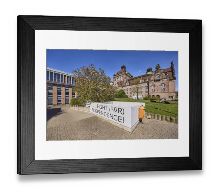 Framed Print : Nuremberg State Theatre, architect Christian Heinrich Seeling