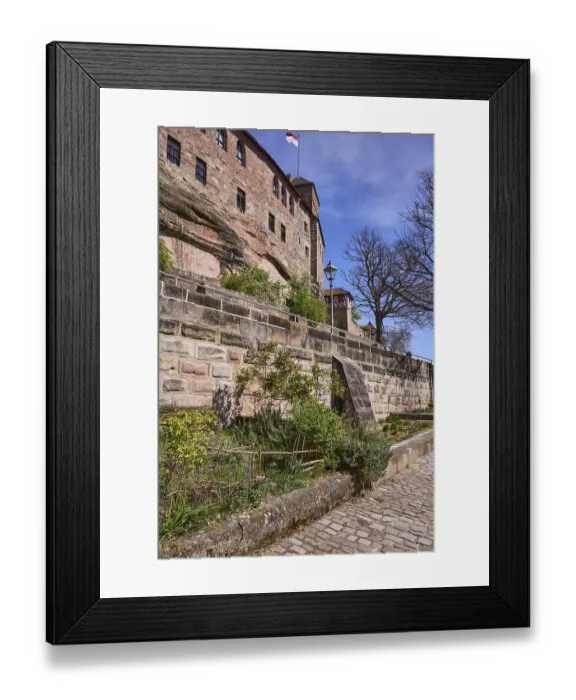 Framed Print : Imperial castle, old town, historic buildings