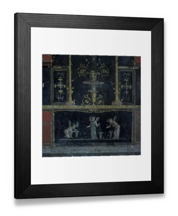 Framed Print : Frescoes from the House of Vettii