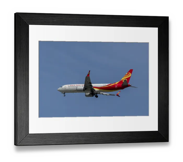 Framed Print : Aircraft Hainan Airlines, B-1388, Boeing 737 MAX 8