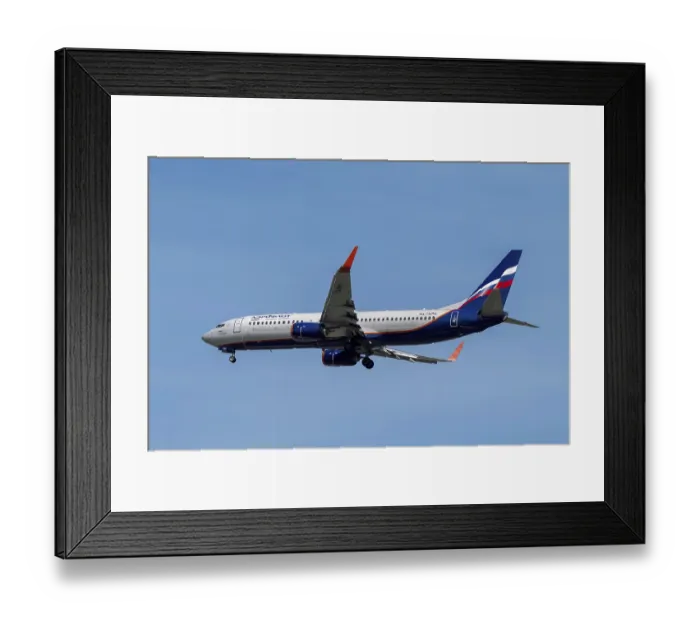 Framed Print : Aircraft Russian Airlines, RA-73096