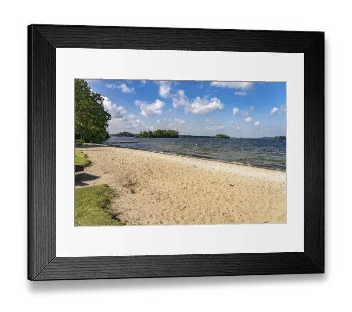 Framed Print : The empress's pavilion on Prinzeninsel in the GroBer Ploner See near Plon