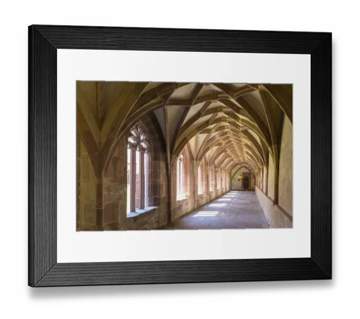 Framed Print : Cloister in Alpirsbach Monastery