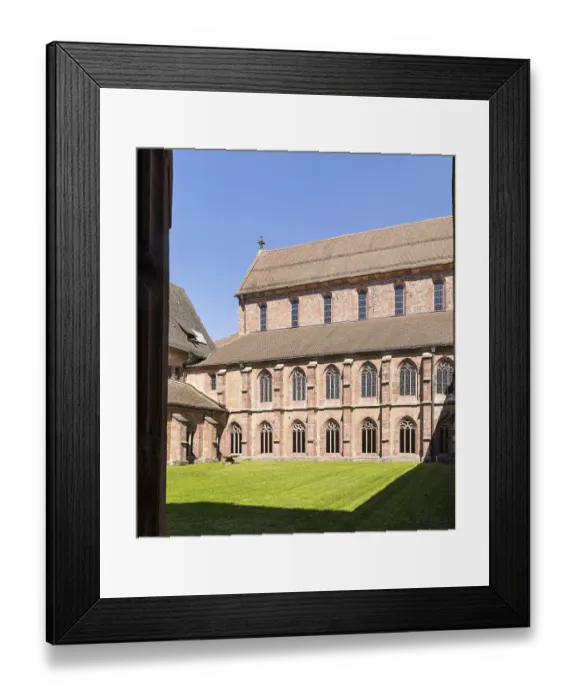 Framed Print : Cloister in Alpirsbach Monastery Framed Print : Cloister in Alpirsbach Monastery