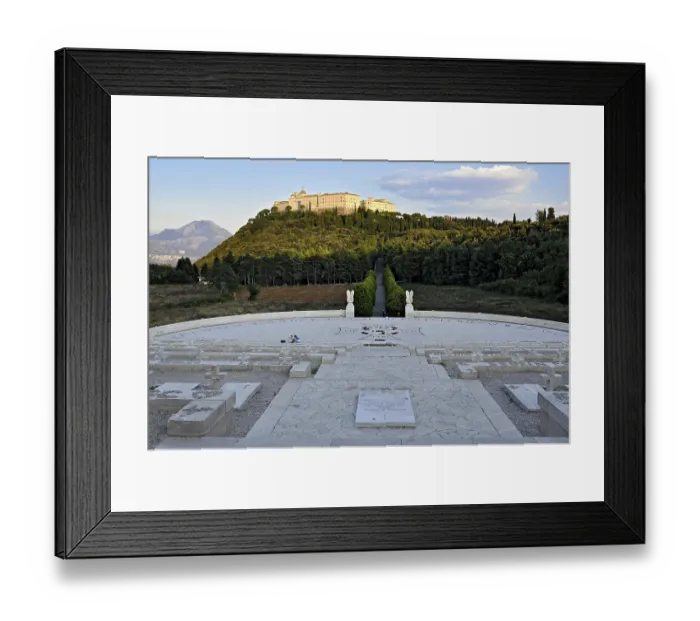 Framed Print : Cemetery of Polish soldiers, World War II military cemetery