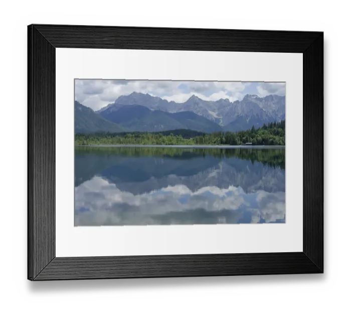 Framed Print : Barmsee near Krun, bathing Framed Print : Barmsee near Krun, bathing