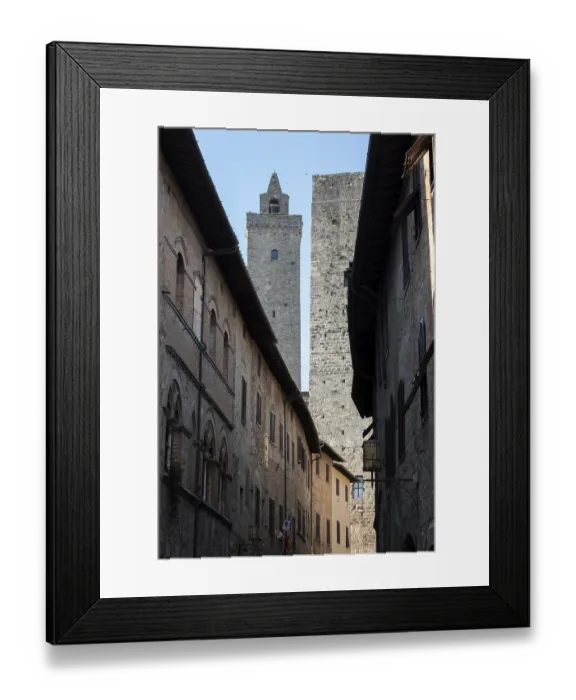 Framed Print : San Gimignano, also known as Medieval Manhattan
