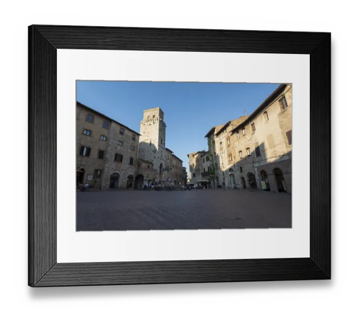 Framed Print : San Gimignano, also known as Medieval Manhattan
