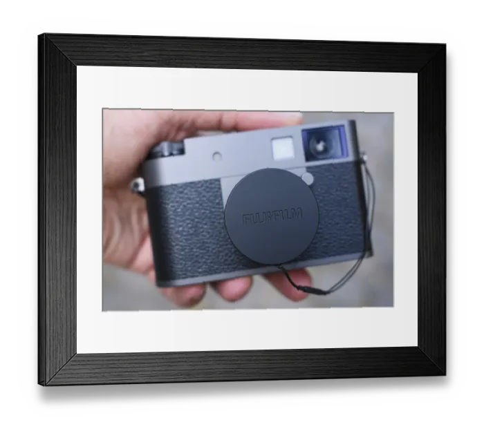 Framed Print : Fujifilm x-half camera, macro shot