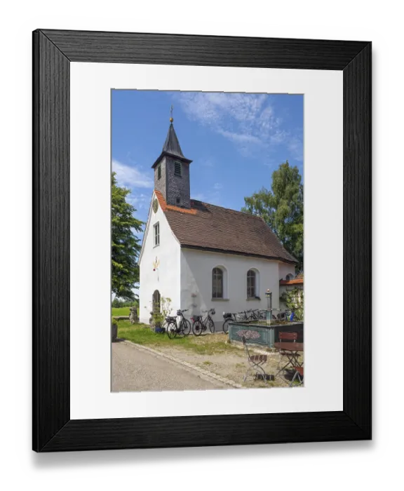 Framed Print : Chapel of St Agatha in the glassmaking village of Schmidsfelden Framed Print : Chapel of St Agatha in the glassmaking village of Schmidsfelden