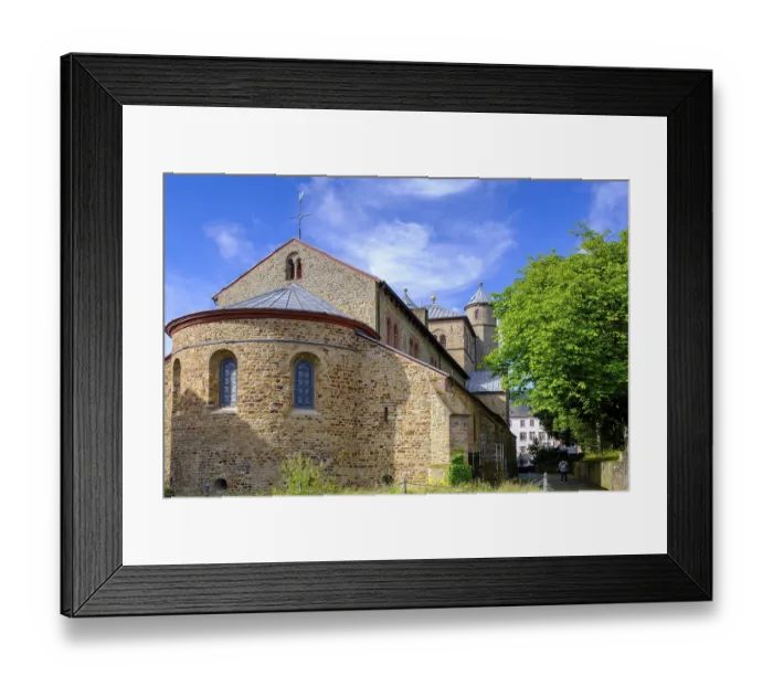 Framed Print : Collegiate church, St. Chrysanthus and Daria