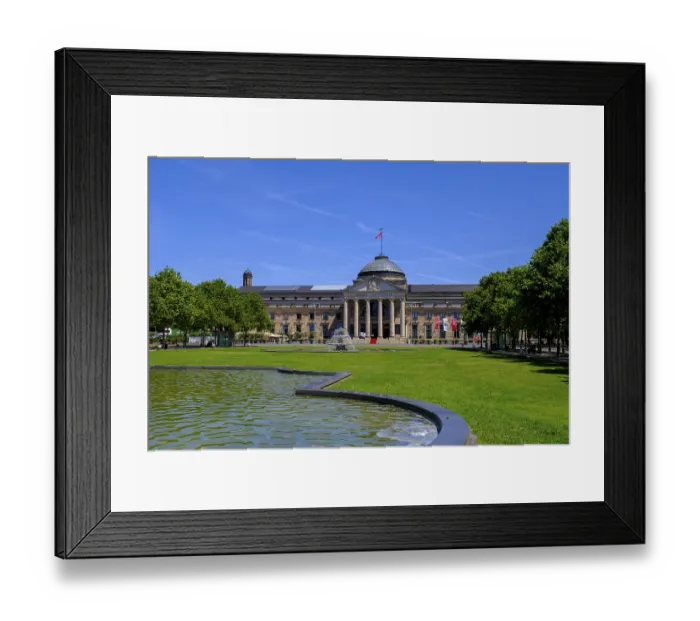 Framed Print : Porticus, Casino, Casino am Kurgarten