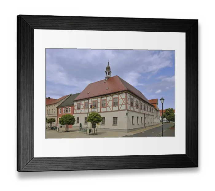 Framed Print : Baroque town hall built in 1699 Framed Print : Baroque town hall built in 1699