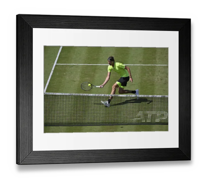 Framed Print : Alexander Zverev GER, Action, Tennis